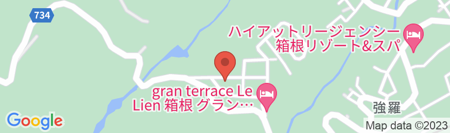 箱根強羅グアムドッグ本店の地図