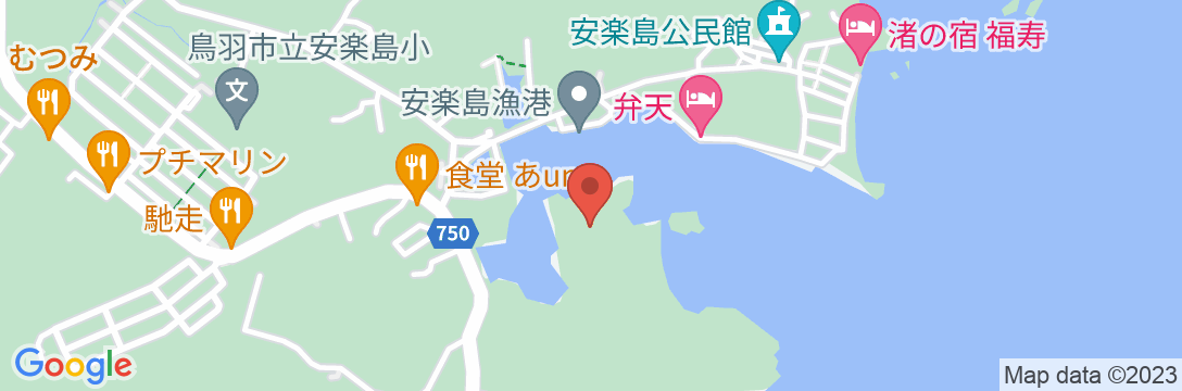 伊勢志摩の隠れ宿 あらしまの地図