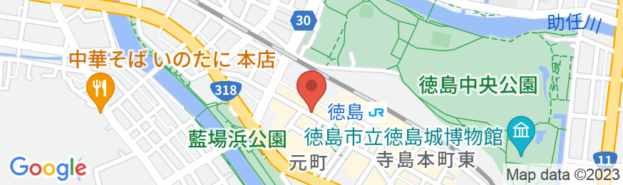 ホテル フォーシーズン徳島の地図