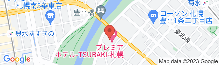 プレミアホテル-TSUBAKI-札幌の地図