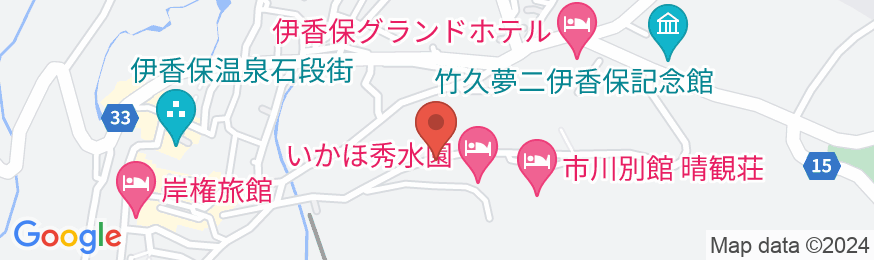 伊香保温泉 山陽ホテルの地図