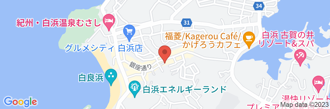 沖縄民宿かりゆし 本館の地図