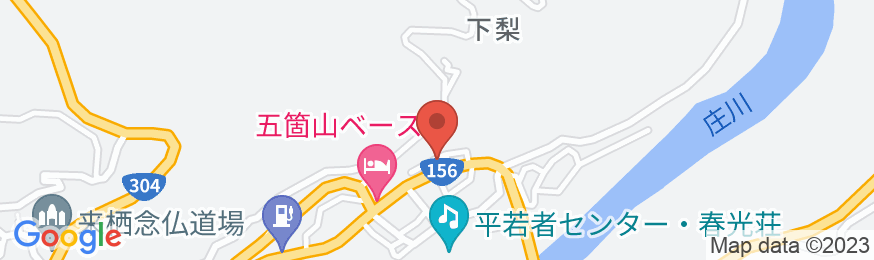 清平旅館の地図