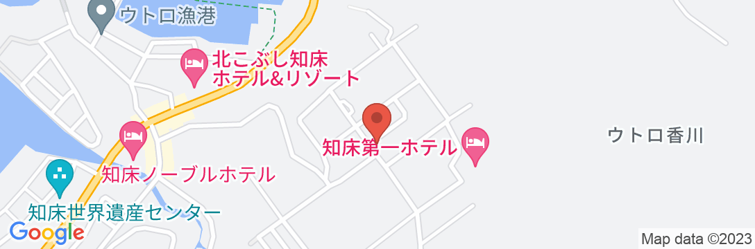 知床 温泉民宿たんぽぽの地図