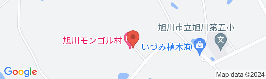 旭川モンゴル村(旭川発信ランド桜岡)の地図