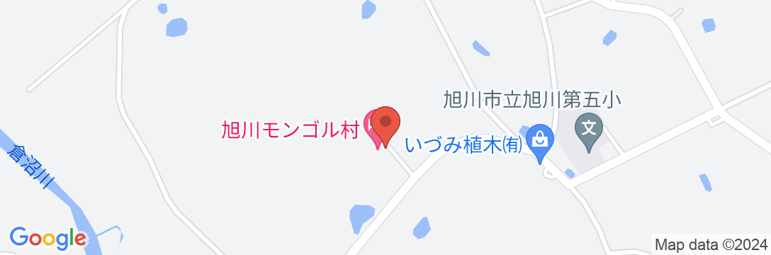 旭川モンゴル村(旭川発信ランド桜岡)の地図