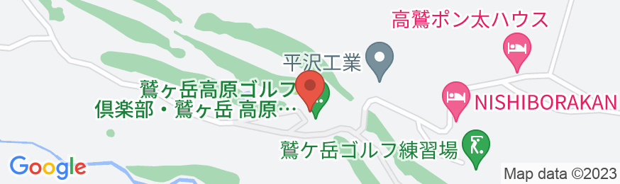 鷲ヶ岳高原ホテル本館・新館の地図