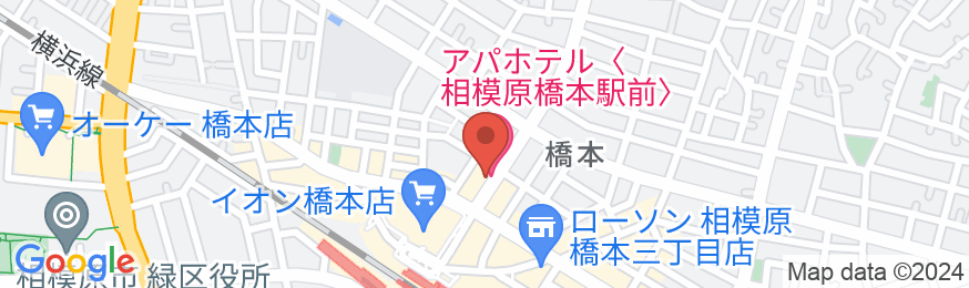 アパホテル〈相模原 橋本駅前〉の地図