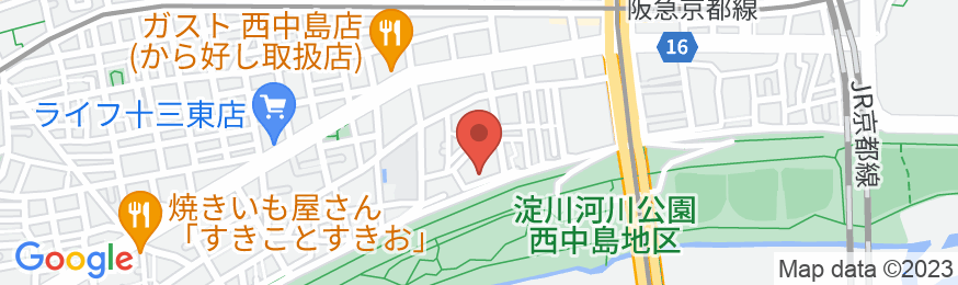 大阪とまとゲストハウスの地図