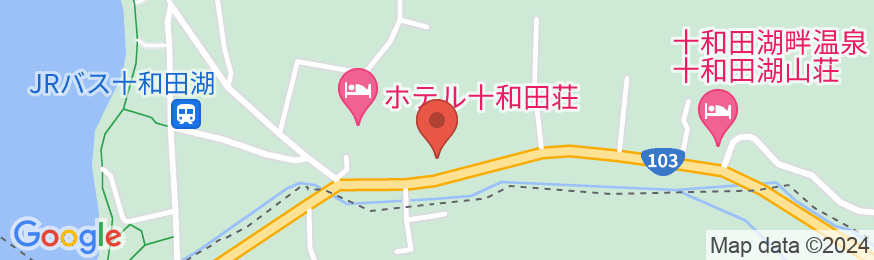 十和田湖バックパッカーズの地図