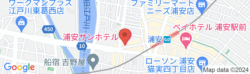 浦安サンホテルの地図
