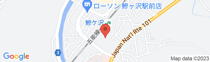 鯵ヶ沢温泉 水軍の宿の地図