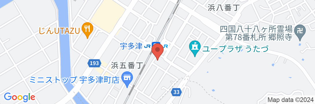 ホテルアネシス瀬戸大橋の地図
