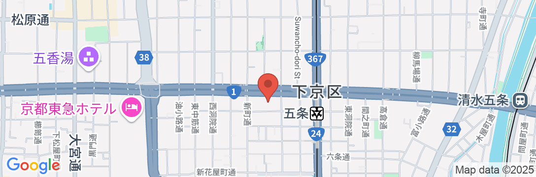 貴楽庵の地図