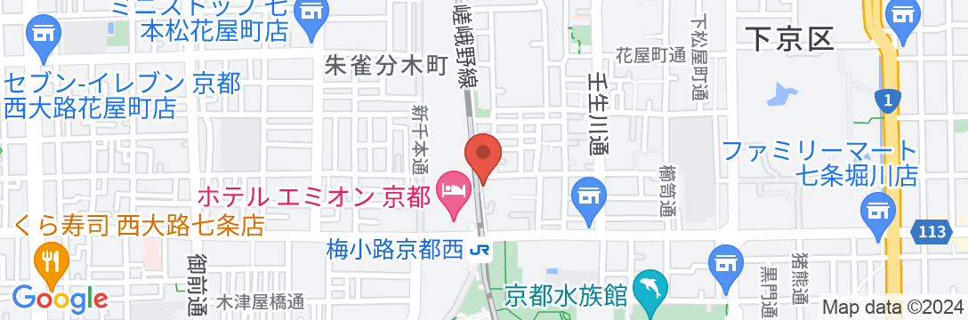 やまと旅館<京都府>の地図