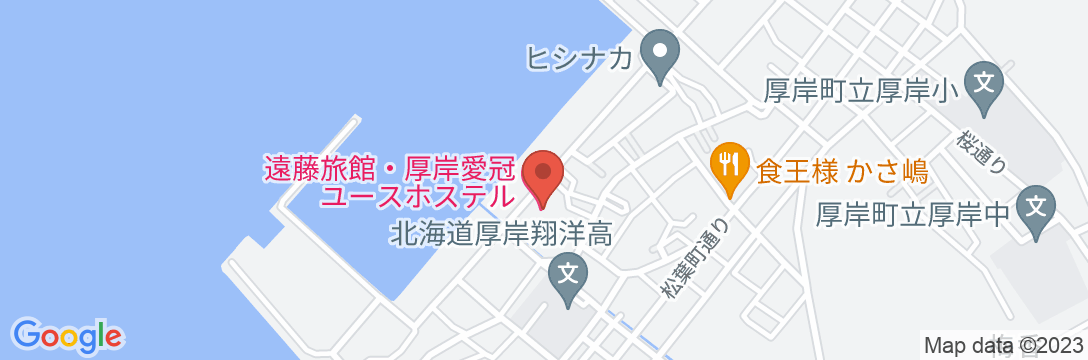 遠藤旅館 <北海道厚岸郡>の地図