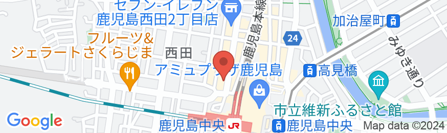 アパホテル〈鹿児島中央駅前〉の地図