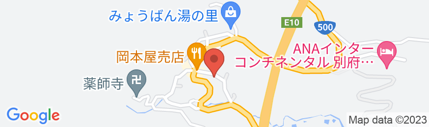 別府明礬温泉 美容・美肌・健康 小宿 -YAMADAYA-の地図