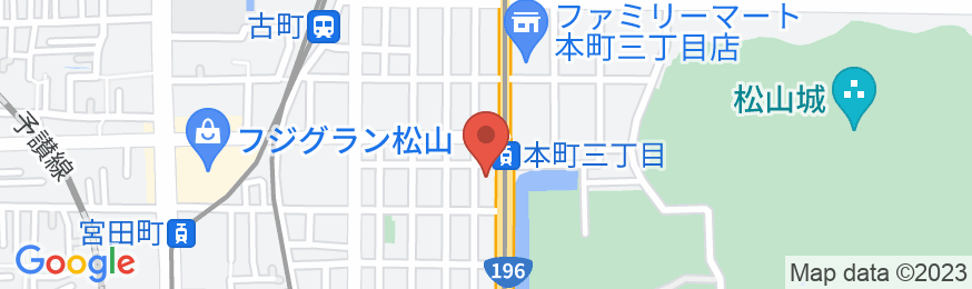 アパホテル〈松山城西〉の地図