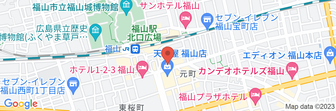 カプセル&サウナ日本の地図