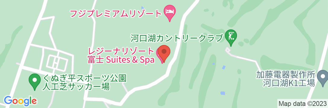 レジーナリゾート富士 Suites&Spaの地図
