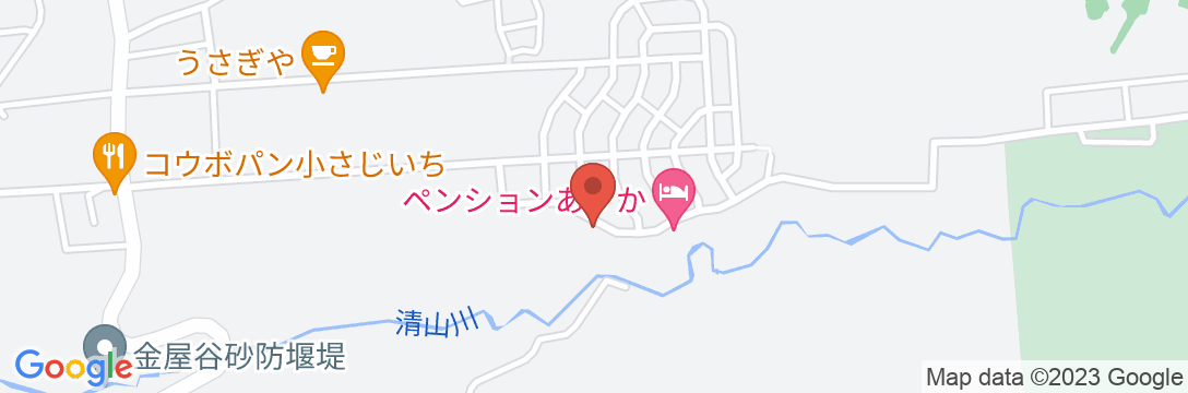 西日本の名峰“大山”のふもと ペットも泊まれるまごころ料理の宿 ペンション クッキーサーカスの地図
