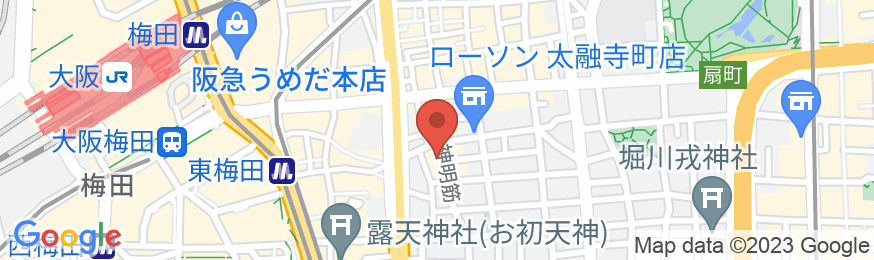 丸一ホテル大阪梅田の地図