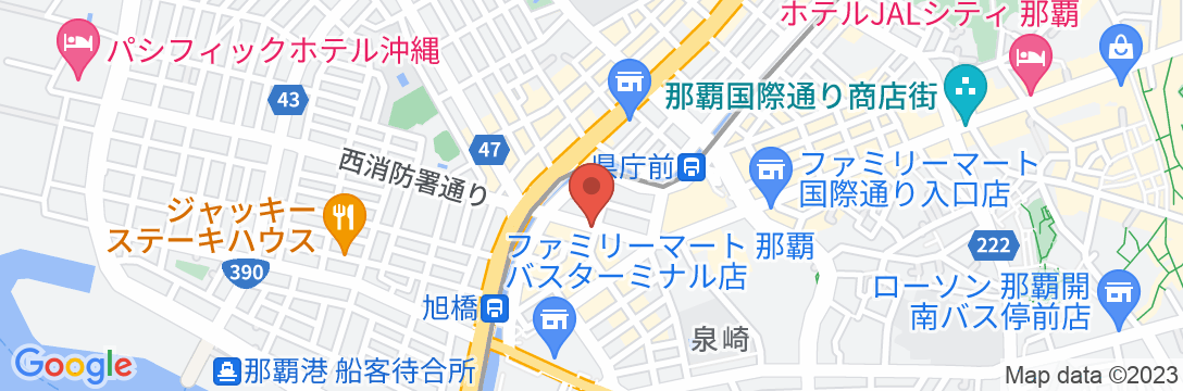 KARIYUSHI LCH.Izumizaki 県庁前の地図