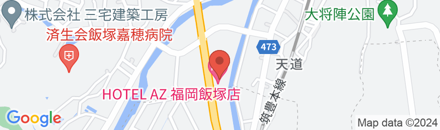 HOTEL AZ 福岡飯塚店の地図