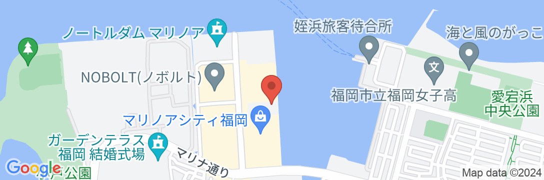 ホテルマリノアリゾート福岡の地図