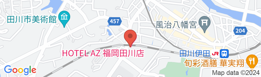 HOTEL AZ 福岡田川店の地図