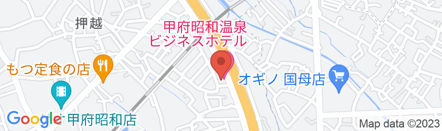 甲府昭和温泉ビジネスホテルの地図