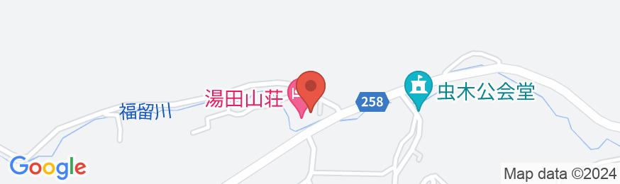 湯田山荘の地図