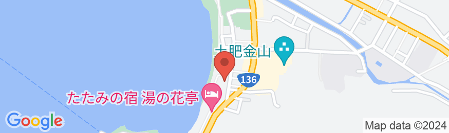 大江戸温泉物語 土肥マリンホテルの地図