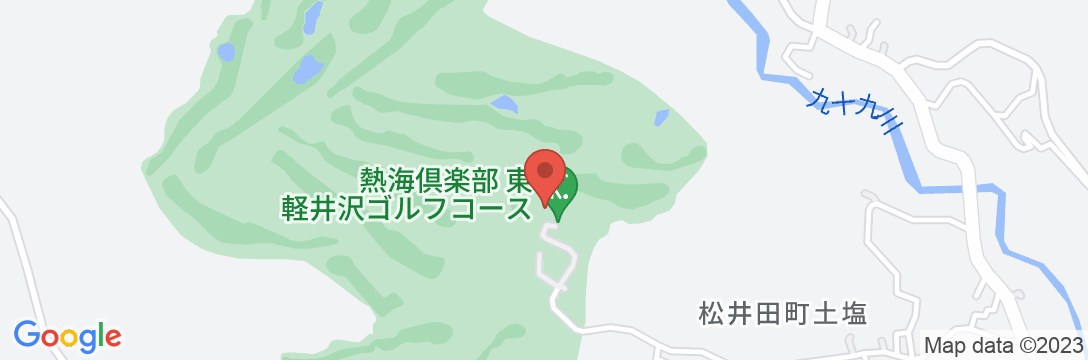 熱海倶楽部 東軽井沢ホテルの地図