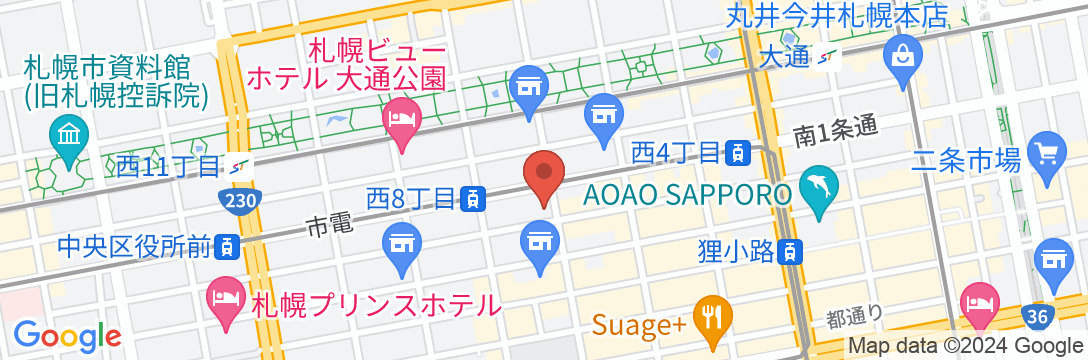 札幌クラッセホテルの地図