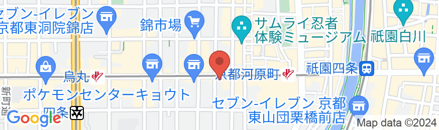 ホテルグランバッハ京都セレクトの地図