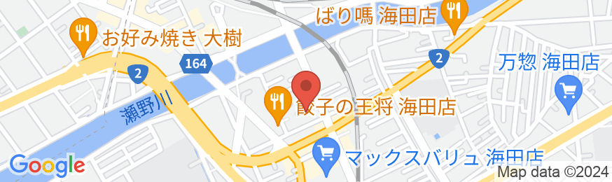 海田中央ホテルの地図