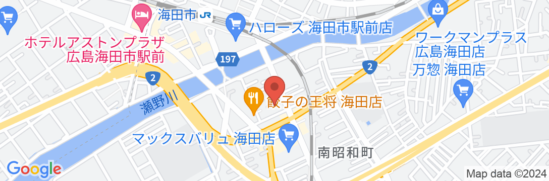 海田中央ホテルの地図