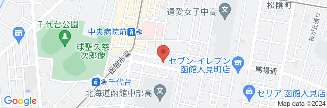 ゲストハウス 函館サザンの地図
