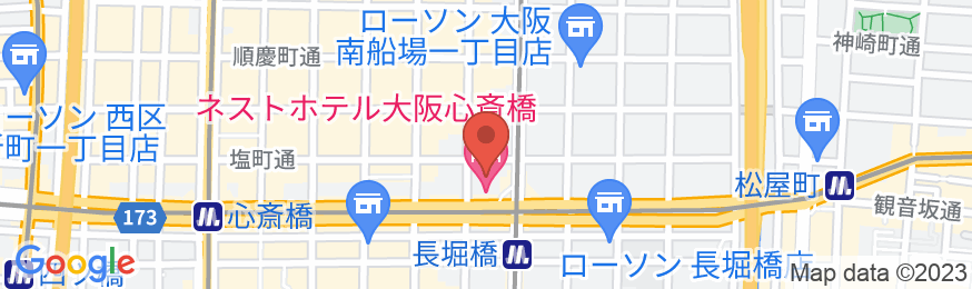 ネストホテル大阪心斎橋の地図