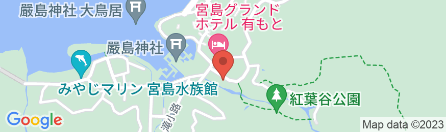 みやじまの宿 岩惣の地図