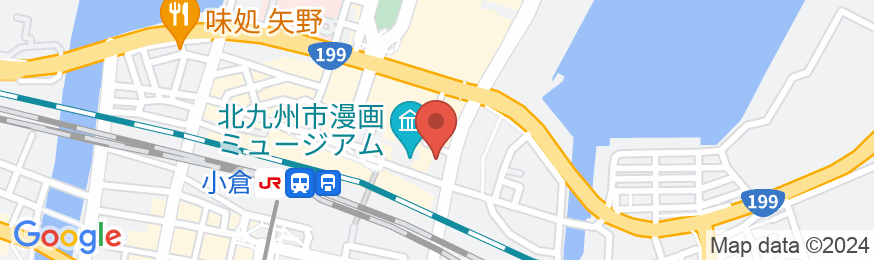 アパホテル〈小倉駅前〉の地図
