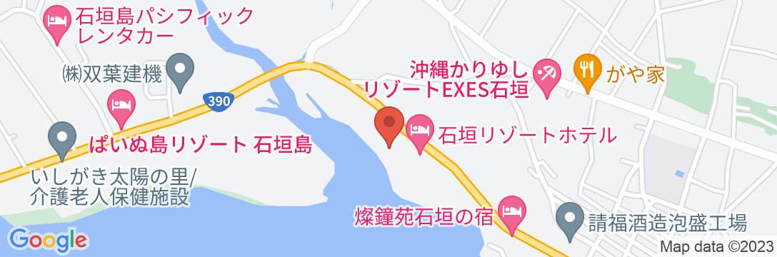 石垣リゾートホテル<石垣島>の地図