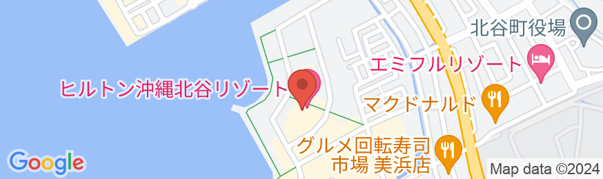 ヒルトン沖縄北谷リゾートの地図