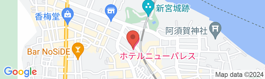 ホテルニューパレス <和歌山県>の地図