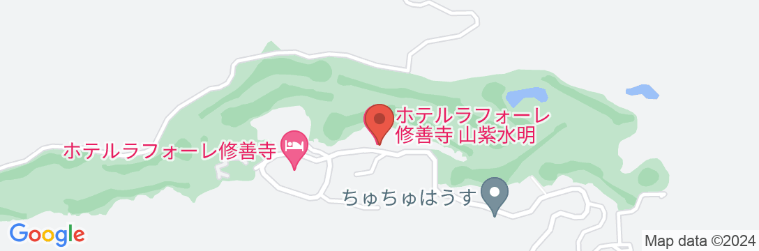 ホテルラフォーレ修善寺 山紫水明の地図