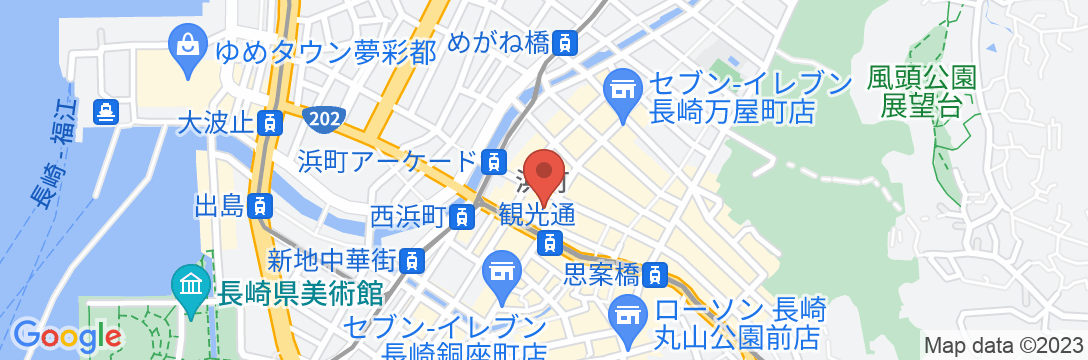 FORZA ホテルフォルツァ長崎の地図