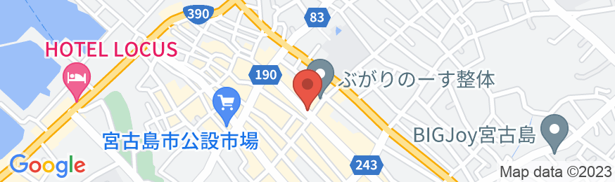 ホテルニュー丸勝 <宮古島>の地図