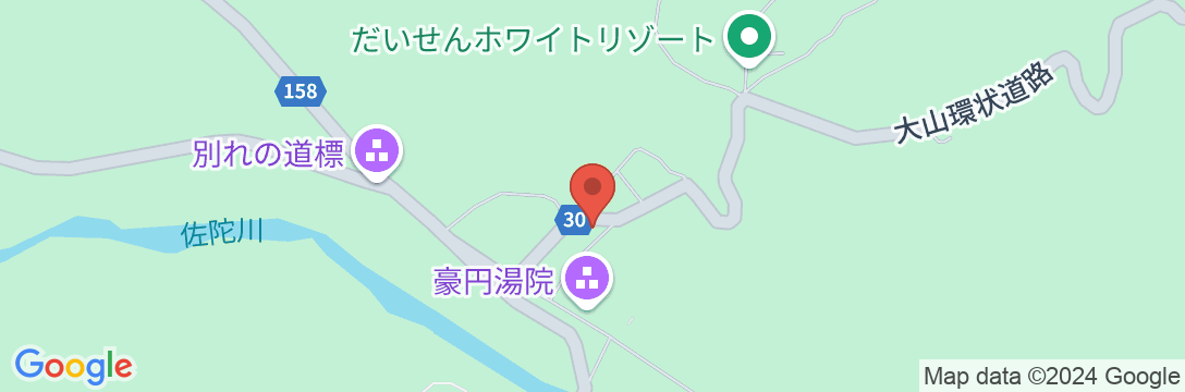 アルペン山荘の地図